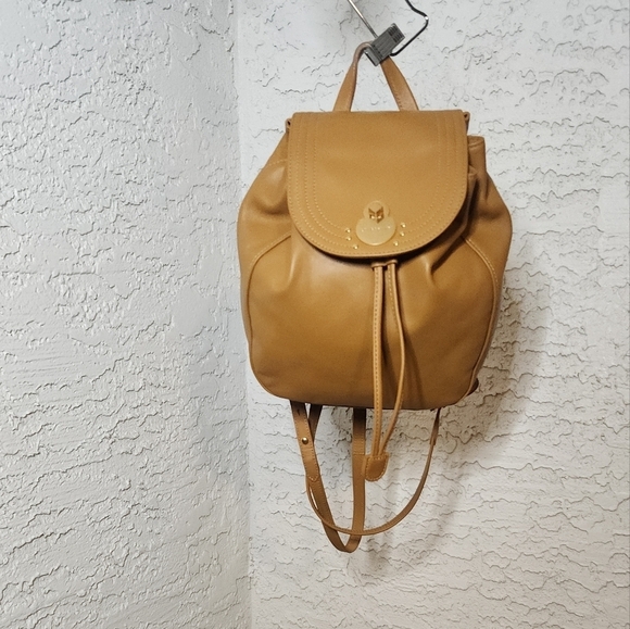 Longchamp Cavalcade Leather Backpack - Picture 8 of 8